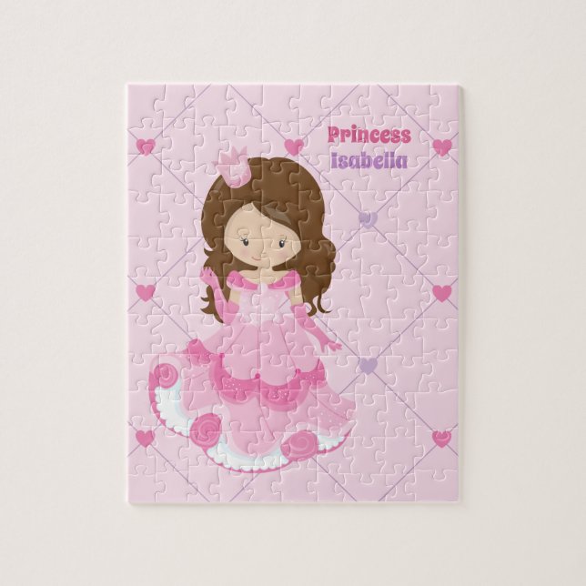 Niedliches kleines Princess Girl Custom Pink (Vertikal)