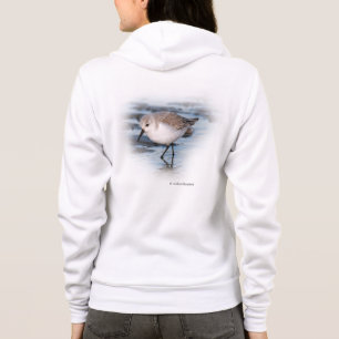 Niedliches Kleines Sanderling am Strand Hoodie