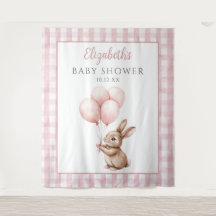 Niedliches kleines, sonniges Pink Baby Dusche Foto