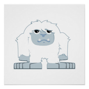Niedliches kleines Yeti Poster