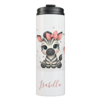 Niedliches kleines Zebra Thermosbecher