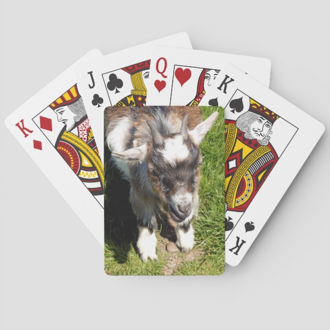NIEDLICHES KLEINES ZIEGEL SPIELKARTEN (Rückseite)