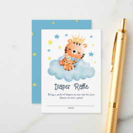 Niedliches Kleiniges Tiger Baby Dusche Windelwanne Begleitkarte