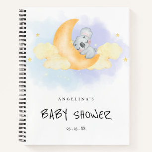 Niedliches Koala Baby Shooting Gift List Notebook Notizbuch