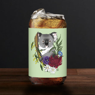 Niedliches Koala-Bär Grün Australische Tierwelt Fl Dosenglas