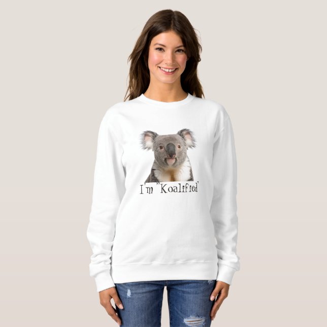 Niedliches Koala-Bären-Koalibrierung Sweatshirt (Vorne ganz)