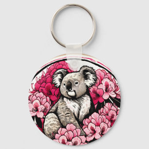 Niedliches Koala Bären Kunstwerk Koalas Kunst Schlüsselanhänger