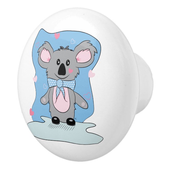 Niedliches Koala Bear Kinderzimmer Saal Keramik Pu Keramikknauf (Rechts)
