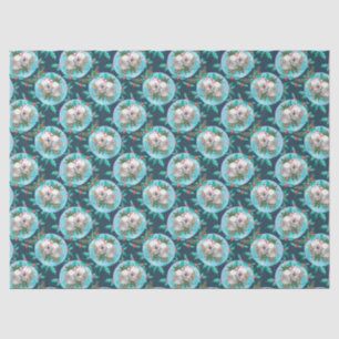 Niedliches Koala Christmas Dreamtime Blue Wrapping Seidenpapier
