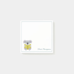 Niedliches Koala-Lesegerät für Tierkinder Schreibp Post-it Klebezettel