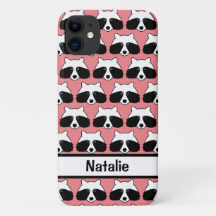 Niedliches Kokosmuster Koralle rosa personalisiert Case-Mate iPhone Hülle