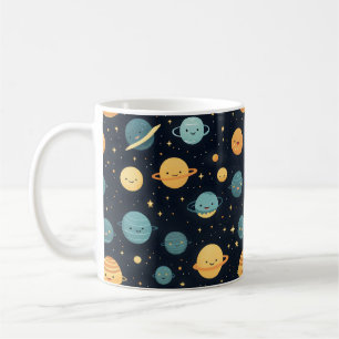 Niedliches Kosmos-Muster Kaffeetasse