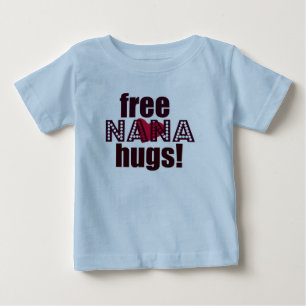 Niedliches kostenloses NANA Hugs Children's Graphi Baby T-shirt
