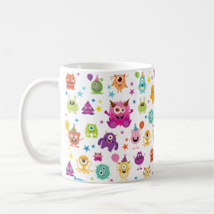 Niedliches Kostümmonster-Halloween-Party-Muster Kaffeetasse