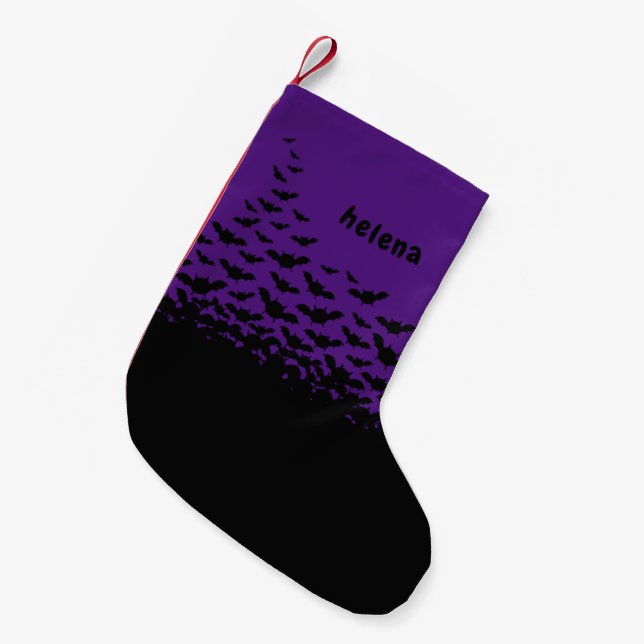Niedliches Kot Kleiner Weihnachtsstrumpf (Vorderansicht (hängend))