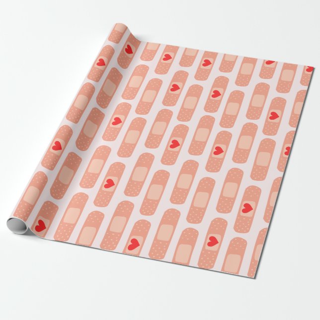 Niedliches Krankenpflegesapier Geschenkpapier (Ungerollt)