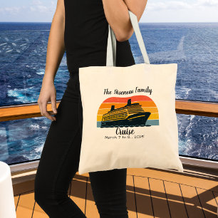 Niedliches Kreuzschiff Orange & Yellow Cruise PERS Tragetasche