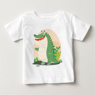 Niedliches Krokodil Baby T-shirt