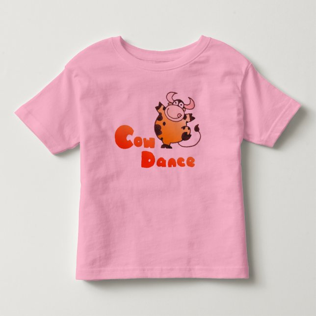 Niedliches Kuh-Tänzer-T-Shirt | niedliches Kleinkind T-shirt (Vorderseite)