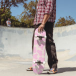 Niedliches Kuh-Tierdruckmuster Ästhetisch rosa  Skateboard<br><div class="desc">Niedliche Kuh Animal Print Muster Ästhetisch rosa Skateboard</div>