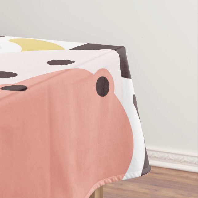 Niedliches Kuhmuster Tischdecke (Beispiel)
