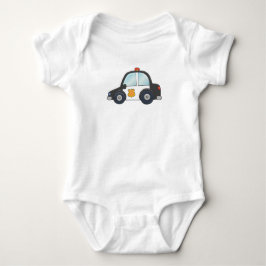 Niedliches kundengerechtes Polizei-Auto Baby Strampler