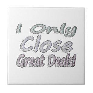 Niedliches Kunstdesign über "Great Deals". Kaufen Fliese
