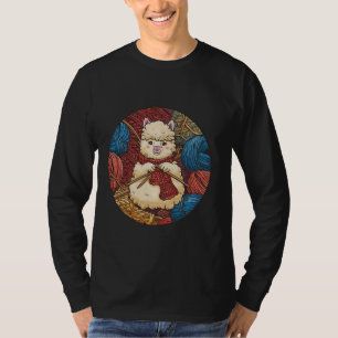 Niedliches Kunsthandwerk Tierstiche und Alpaca Lov T-Shirt