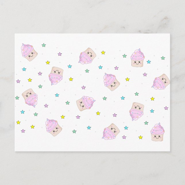 Niedliches Kuppelmuster Postkarte (Vorderseite)