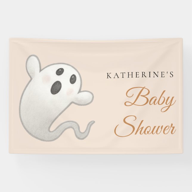 Niedliches Kürbisgeschlecht, neutrale Halloween-Ki Banner (Horizontal)
