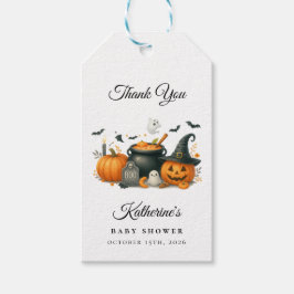 Niedliches Kürbisgeschlecht, neutrale Halloween-Ki Geschenkanhänger