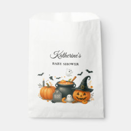 Niedliches Kürbisgeschlecht, neutrale Halloween-Ki Geschenktütchen