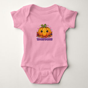 Niedliches KürbisHalloween - zu Niedlich, um zu sp Baby Strampler