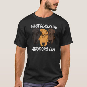 Niedliches Labrador für Männer Welpen Hund Tier 1 T-Shirt