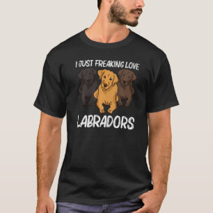 Niedliches Labrador für Männer Welpen Hund Tier 2 T-Shirt