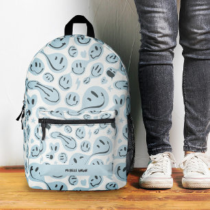 Niedliches Lächeln Lächeln Gesicht Funny Kids Teen Bedruckter Rucksack