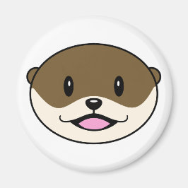 Niedliches Lächeln Otter Magnet