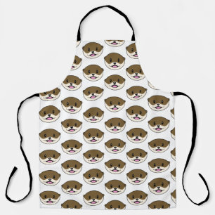 Niedliches Lächeln Otter Schürze