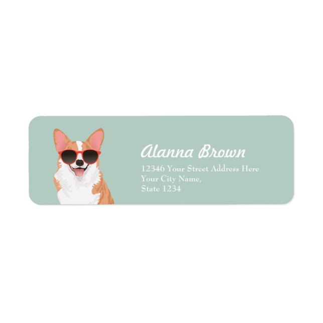 Niedliches Lächeln Pembroke Welsh Corgi für Hundel (Vorne)