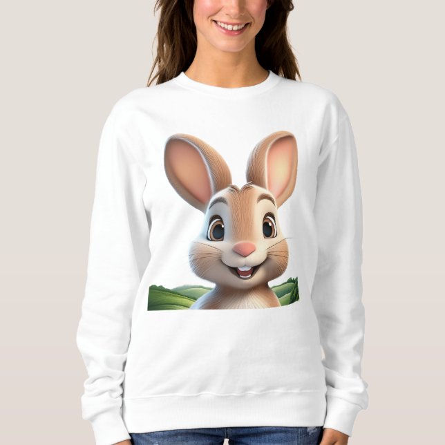 Niedliches Lächeln Sweatshirt (Vorderseite)