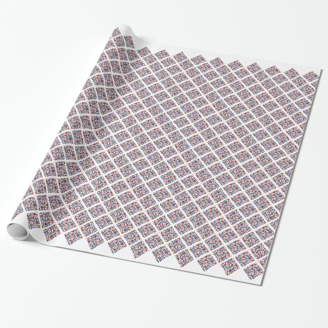 Niedliches Lady Bug Design Geschenkpapier (Ungerollt)