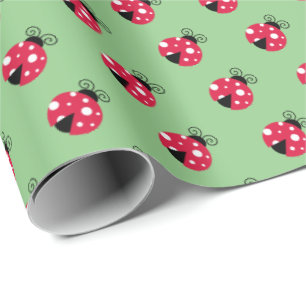 Niedliches Lady Bug Geschenkpapier