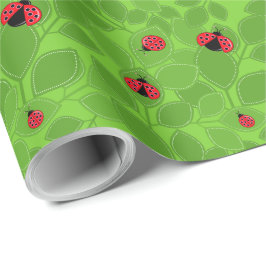 Niedliches Ladybug Design Wrapping Paper Geschenkpapier