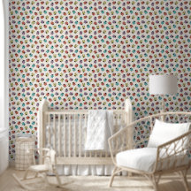 Niedliches Ladybug Muster Kids Wallpaper