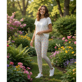 Niedliches Ladybugs-Muster Leggings