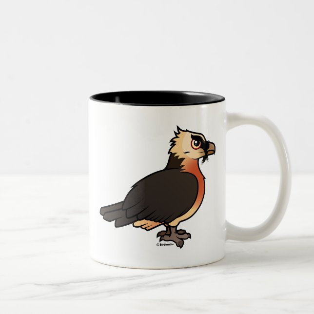 Niedliches Lammergeier Zweifarbige Tasse (Rechts)