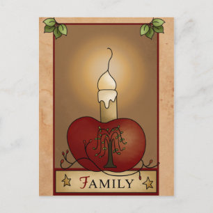 Niedliches Land Inspiration Postkarte