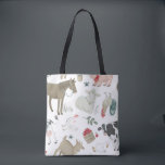 Niedliches Land Rustikaler Bauernhof Stalltiere Tasche<br><div class="desc">Ein schönes Landhaus-Muster von Bauerntieren,  das eine schöne Tasche macht.</div>