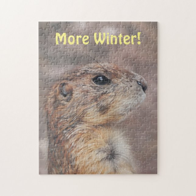 Niedliches Landhaus Mehr Winter Art Puzzle (Vertikal)
