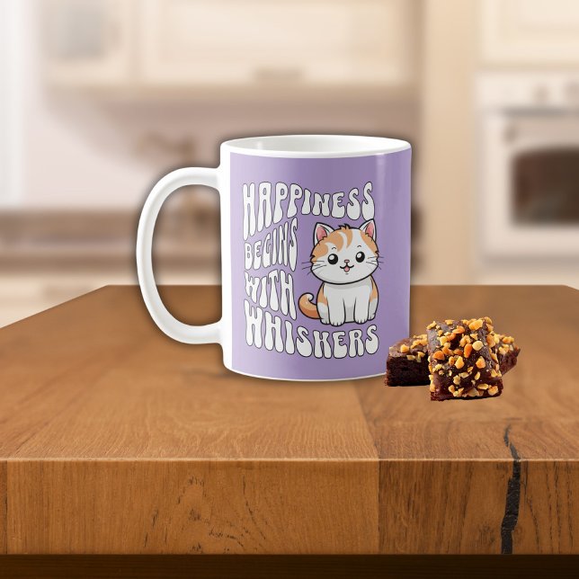 Niedliches Lavendel-Sprichwort Kaffeetasse (Von Creator hochgeladen)